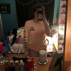 Pink long sleeve top